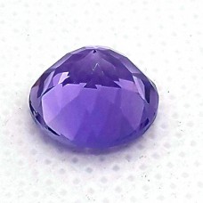 Amethyst round 10mm facet 3.45 cts